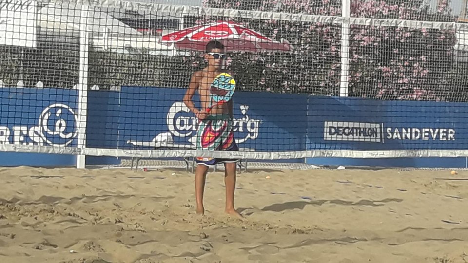 Tristano Frattolillo, neo campione mondiale under 14 di beach tennis