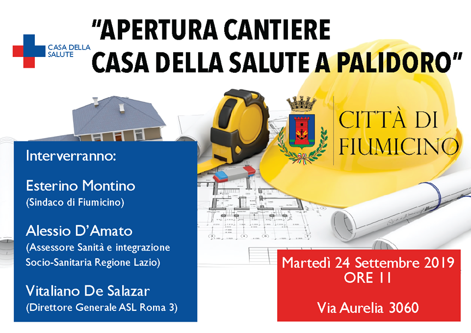 cantiere della Casa della Salute a Palidoro