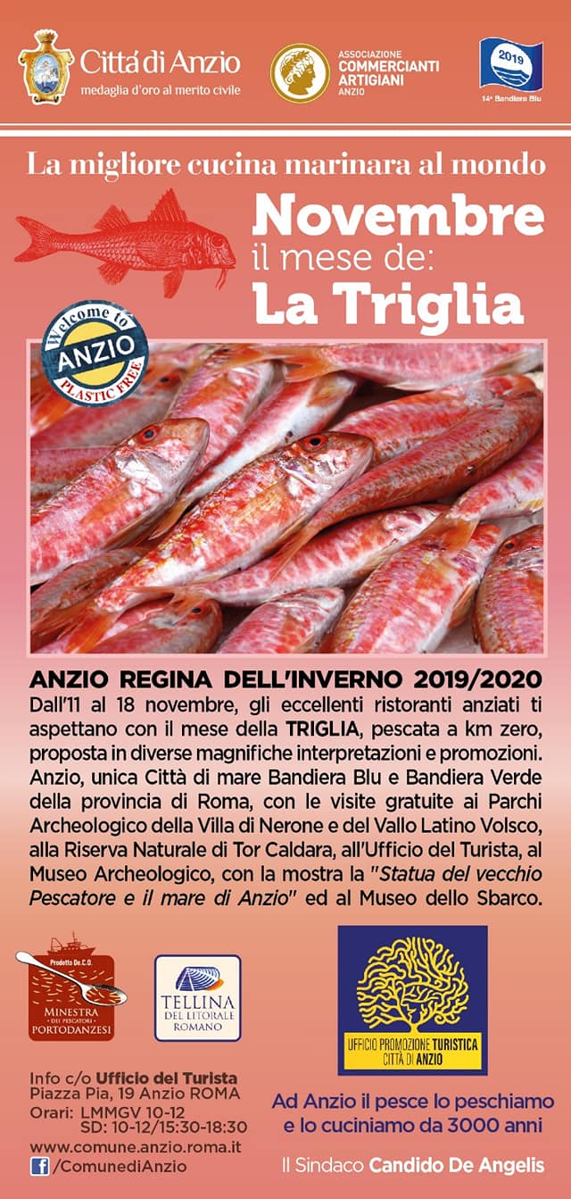 "Anzio Regina dell'Inverno, tra storia, cultura, enogastronomia ed antiche tradizioni marinare"